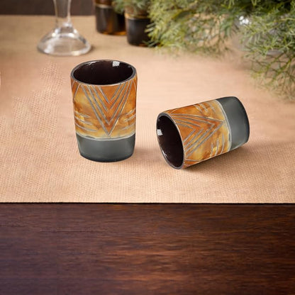 Handicrafts Home Viking Horn Shot Glasses Set of 8, Handmade Natural Ox Horn - Image 8