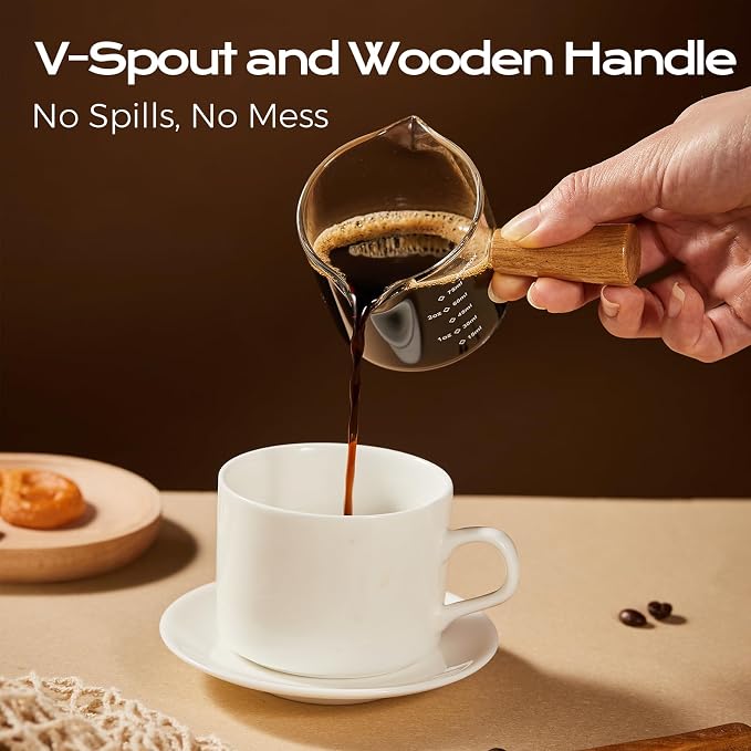 YARRAMATE 2.5oz Double Spout Espresso Shot Cups, 2 Pack - Image 4