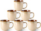LERATIO Ceramic Coffee Mugs Set of 6, 12oz Handmade Coffee Mugs Set | Large by LeRatio