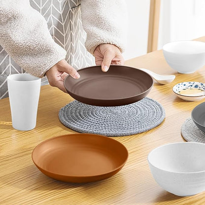 Teivio 32-Piece Plates and Bowls Sets - Image 5