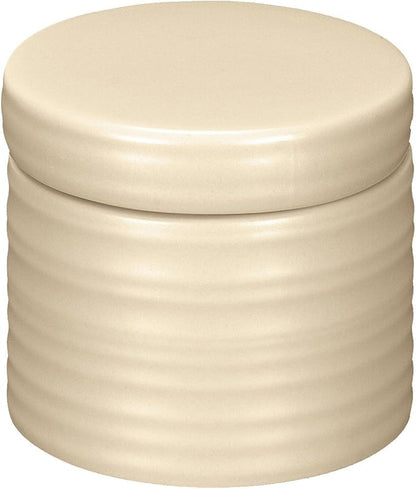Kleine Wolke Sahara Elegant Stoneware Cotton Box 3.15" t X 3.54" w by Kleine+Wolke