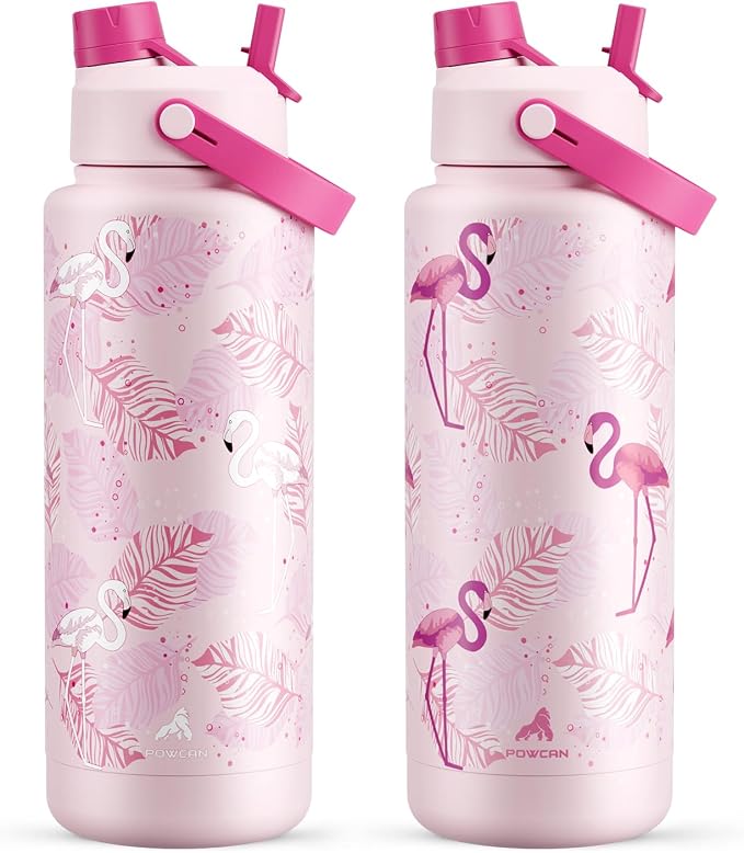 POWCAN 40 oz Insulated Water Bottle by POWCAN