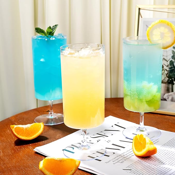 Ciaell 12 Pack Plastic Water Goblets - Image 7