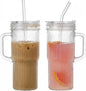 2-Pack 24oz Ribbed Glass Tumbler by %E2%80%8BSuperiorQualityBrewingFun