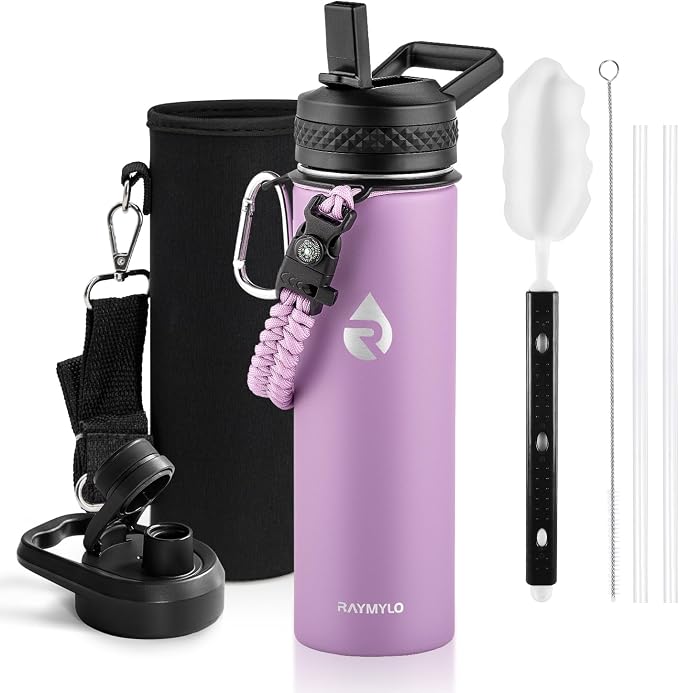 RAYMYLO Insulated Water Bottle 20 oz, Triple Wall Vacuum Stainless Steel | by RAYMYLO