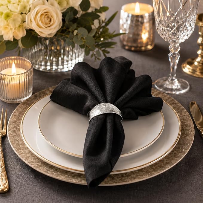 Mobius Metal Napkin Rings - Image 6