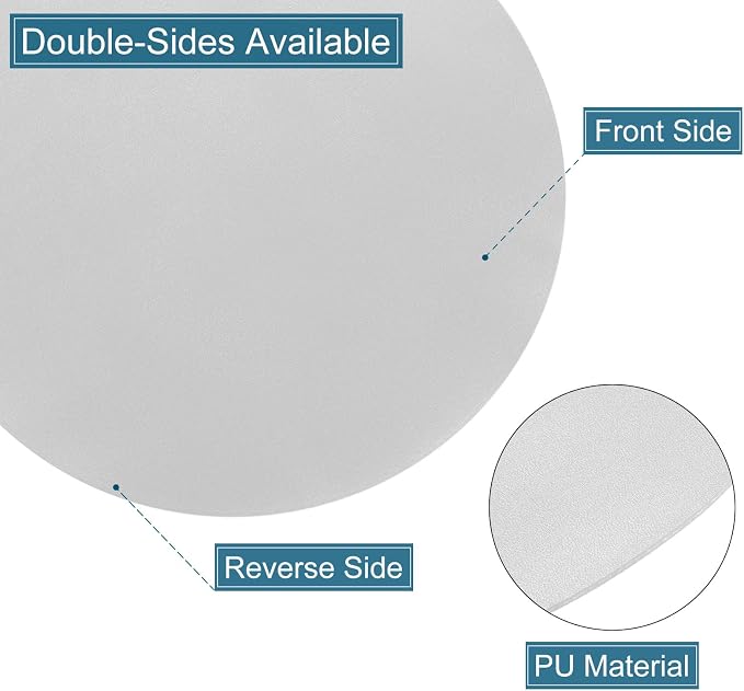 uxcell Round Faux Leather Coasters - Image 3