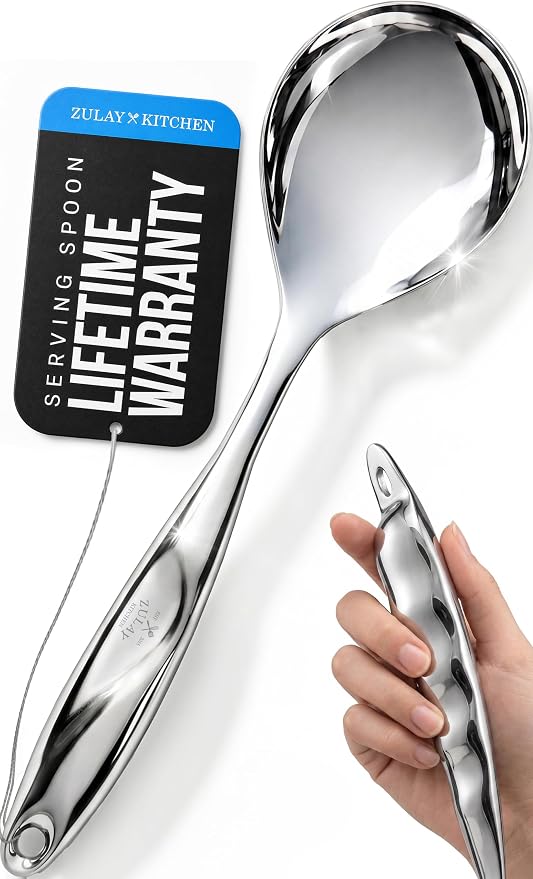 Zulay Kitchen Stainless Steel Serving Spoon by ZulayKitchen