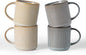 famiware Coffee Mug Set for 4, Star 12 oz Catering Mugs Cup Set by Famiware