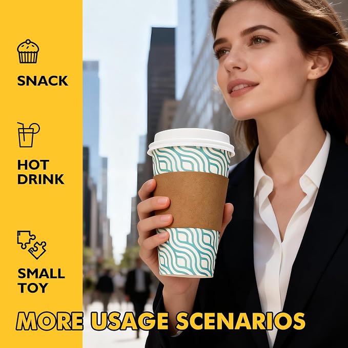 RACETOP 16 oz Paper Coffee Cups - Image 7