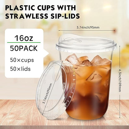 Baderke Clear Plastic Cups - Image 3