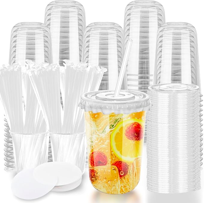 16oz Disposable Stemless Glasses by Unknown