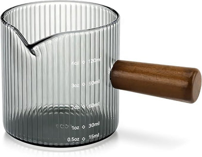 Espresso Measuring Cup 4 Oz, Espresso Glass Cups by Unknown