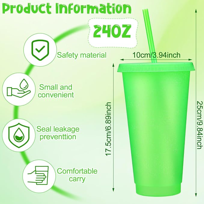 Honeydak 60 Pack Tumbler with Straw and Lid Bulk Cups - Image 4