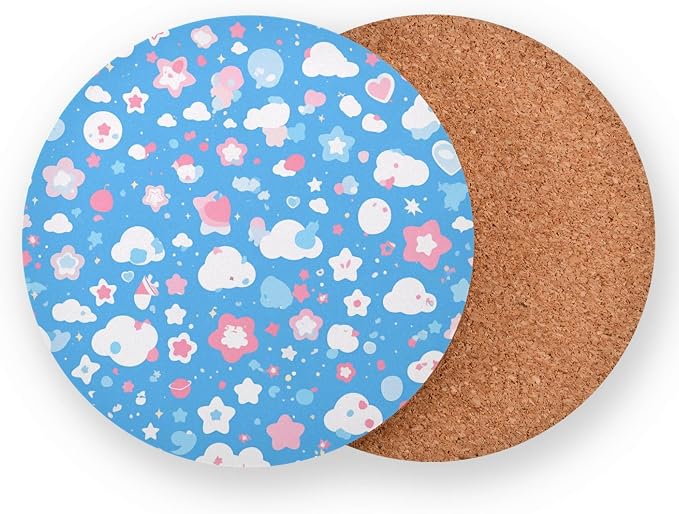 Cute Cute 4 Piecing Set Absorbent Coaster - Image 2