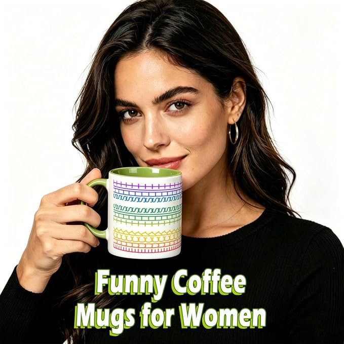 Fuck This Shit Hidden Message Coffee Mug 11OZ Ceramic Green Cup | Funny Coffee - Image 7
