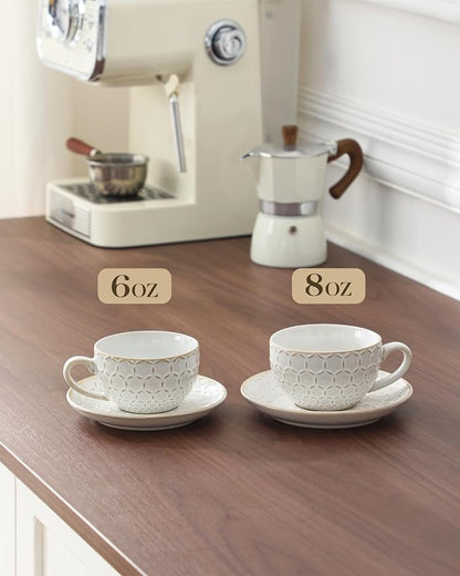 MALACASA 6 OZ Cappuccino Cups - Image 9