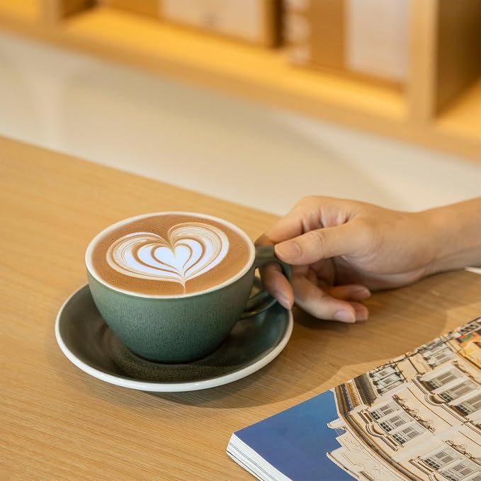 Loveramics Matt Cappuccino Cup, 10 oz Ceramic Latte Art Mug - Image 7