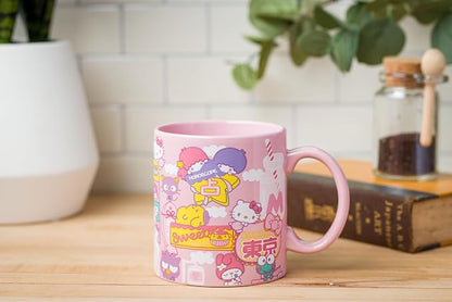 Silver Buffalo Sanrio Hello Kitty and Friends, Ceramic Mug, 20oz | Little Twin - Image 6