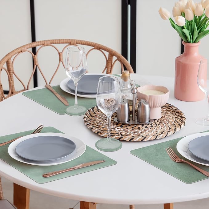 comfoyar Faux Leather Placemats - Image 4
