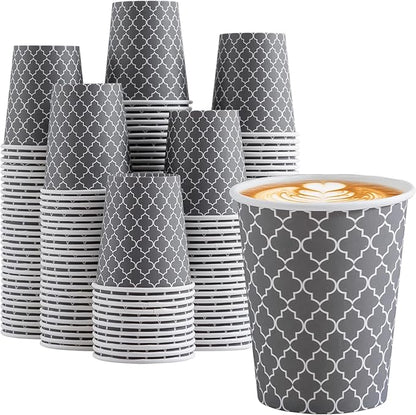 Lamosi Coffee Cups 10 oz 200 Pack, Disposable Paper Coffee Cups, Hot Cups | by BuyNow