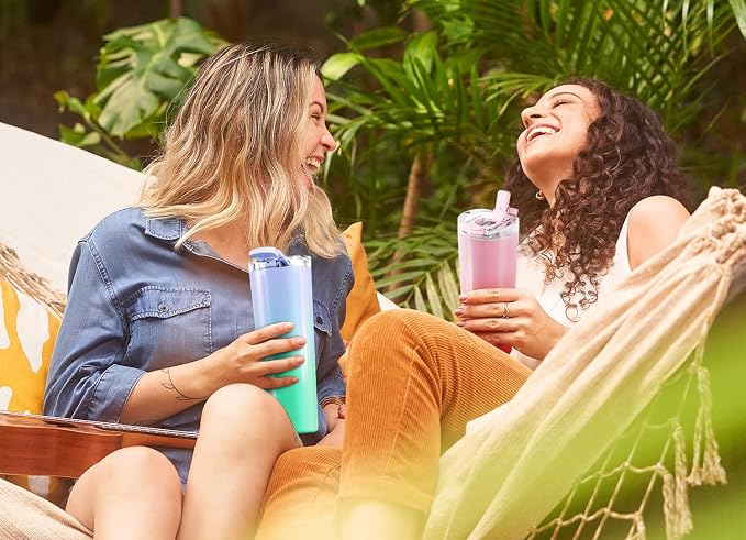 Meoky 24 oz Insulated Travel Coffee Mug: Leak Proof Lid, Plum | Stainless Steel - Image 9