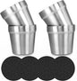 Youda Stainless Steel Cups Set of 4 by Youda