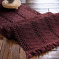 Macrame Table Runner Burgundy Boho Table Runners by AlynsehomCreateaBetterLife