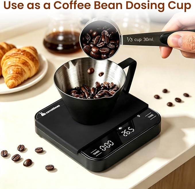 2 Pc Stainless Steel Espresso Shot Cups, 3.4oz/100ml, V-Shaped Mouth - Image 6