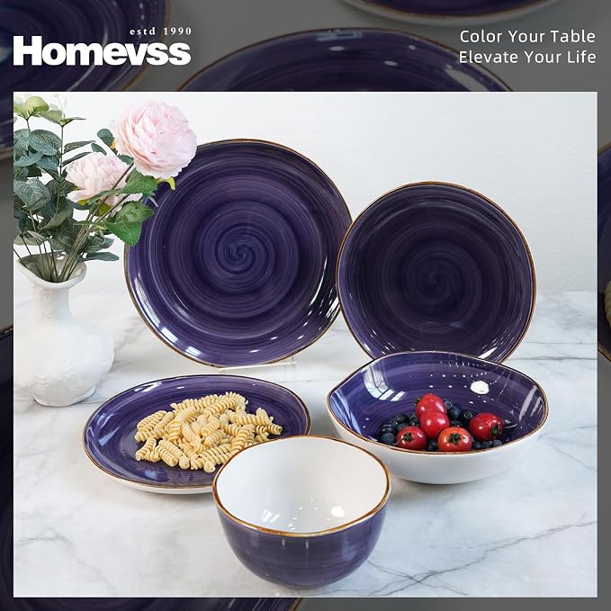 Highland 16-Piece Dinnerware Set Service - Image 3