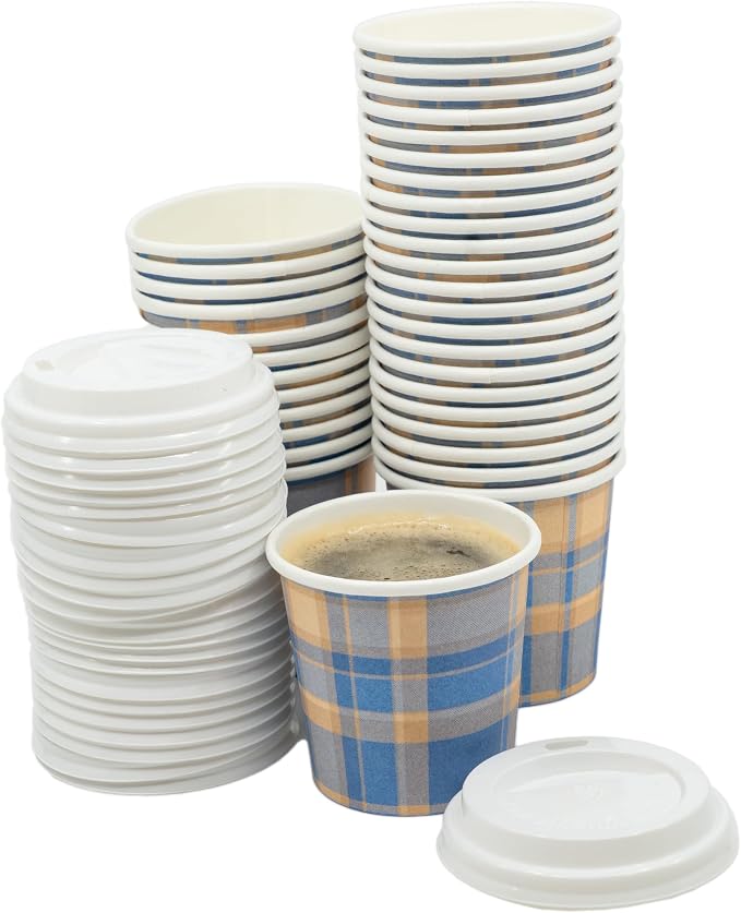 4 Oz Espresso Cups with Lids - Image 4