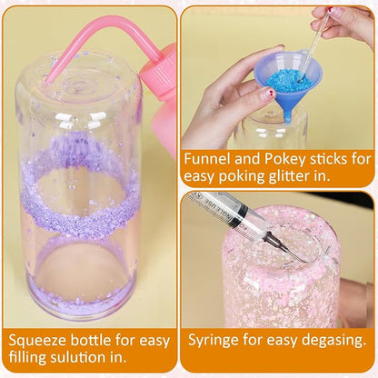 20 Oz Acrylic Snowglobe Tumbler Including Diy Kit, 4 Pack Pre-Drilled Double - Image 6