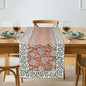 Dark Salmon Hand Block Print 100% Cotton Table Runner 16x90 Inch | Perfect by Ridhi