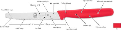 ICEL 4.25 Inch Serrated Edge Steak Knife, High Carbon German Stainless Steel - Image 5