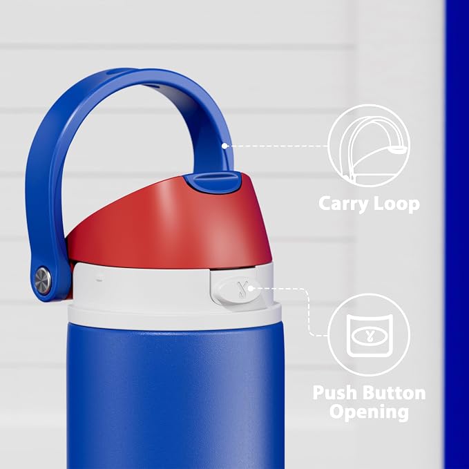 24 oz Insulated Water Bottle for Men: Meoky Stainless Steel Water Bottle - Image 4