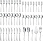 LIANYU 65-Piece Heavy Duty Silverware Set by LIANYU