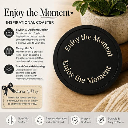 Silicone Coasters Set of 6, Premium Drink Coaster - Image 3