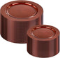 IOOOOO 200 Pcs Clear Brown Plastic Plates by I00000
