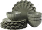 Gibson Elite Bistro Fleur Plates and Bowls Sets, 12-Piece Stoneware Dinnerware by GibsonHomewares