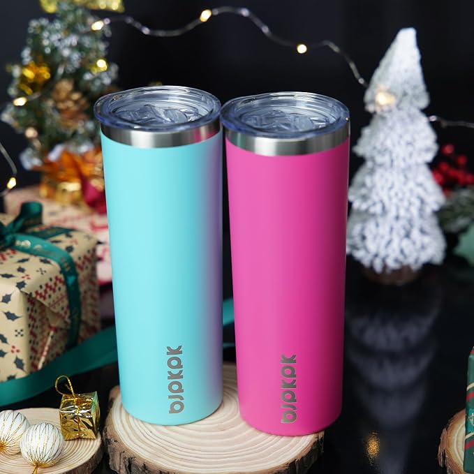 BJPKPK 20 oz 2 Pack Skinny Tumbler - Image 4