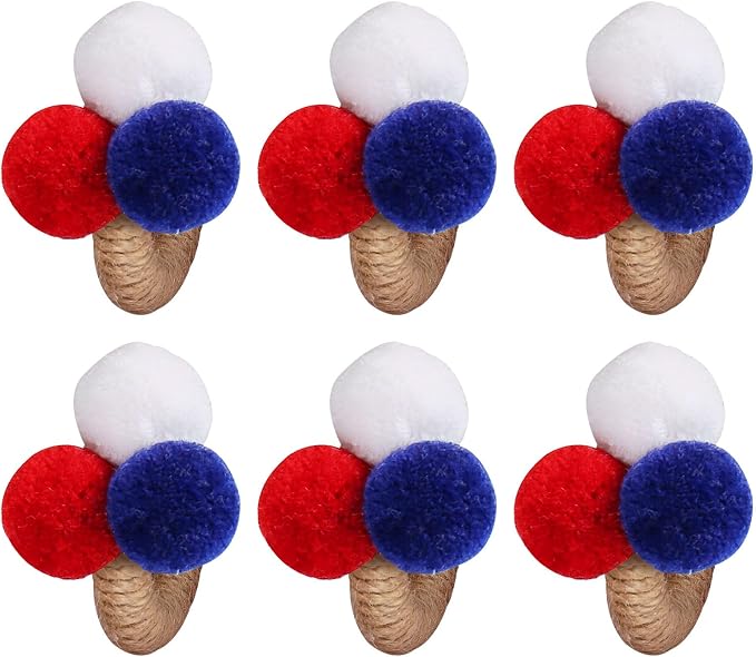 wonlex Patriotic Napkin Ring Holders by wonlex