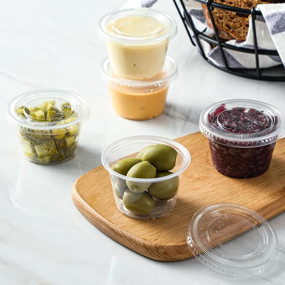 AOZITA 400 Set 4 oz Portion Cups, Jello Shot Cups - Image 7