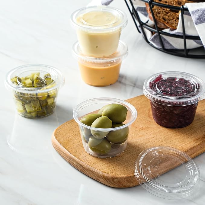 AOZITA 400 Set 5.5 oz Portion Cups, Jello Shot Cups - Image 7