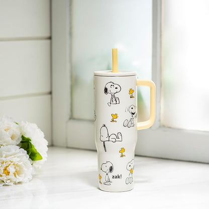 Zak Designs Peanuts 30oz Spill-Proof Insulated Stainless Steel Tumbler | BPA - Image 2