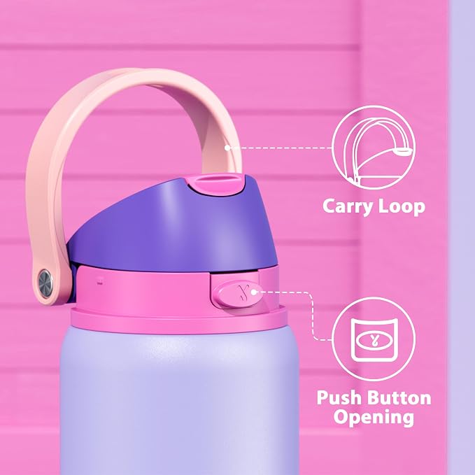 32 oz Insulated Water Bottle for Women: Meoky Stainless Steel Metal Water Bottle - Image 4