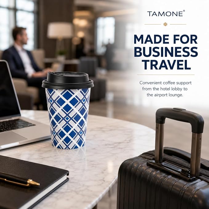 Tamone 100 PACK 12OZ Disposable Coffee Cups - Image 7