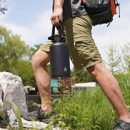BJPKPK 64oz Insulated Water Bottle, Half Gallon Water Jug - Image 8
