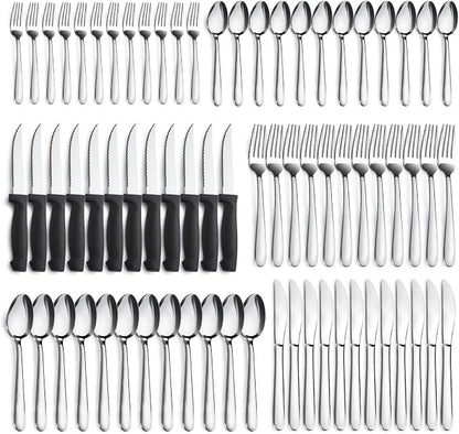 Pleafind 72-Pieces Silverware Set by Pleafind