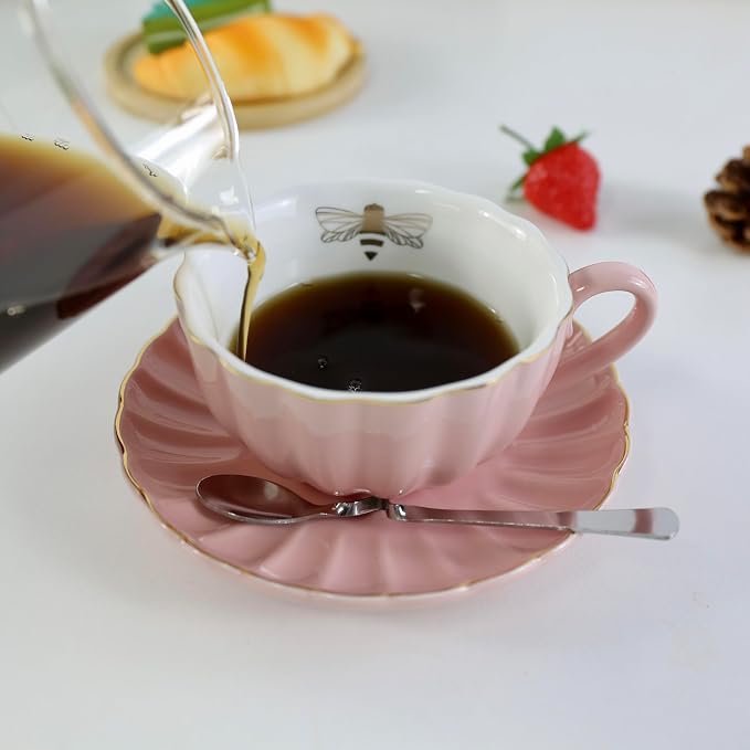 Ceramic Cup& Saucer Set - Image 3
