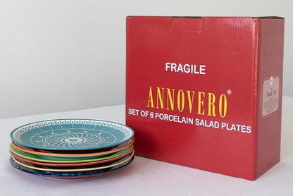 Salad Plates - Small Plate for Serving Appetizer, Sandwich - Microwavable - - Image 8